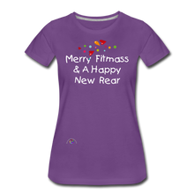 Load image into Gallery viewer, Happy Holiday Humor - Women’s Premium T-Shirt - purple