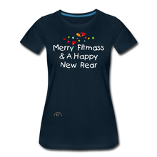 Load image into Gallery viewer, Happy Holiday Humor - Women’s Premium T-Shirt - deep navy