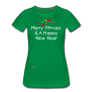 Happy Holiday Humor - Women’s Premium T-Shirt - kelly green