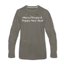 Load image into Gallery viewer, Holiday Humor -Unisex Premium Long Sleeve T-Shirt - asphalt gray