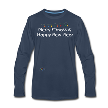 Load image into Gallery viewer, Holiday Humor -Unisex Premium Long Sleeve T-Shirt - navy