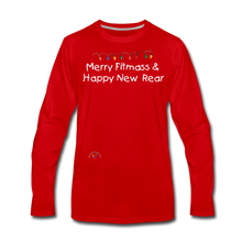 Load image into Gallery viewer, Holiday Humor -Unisex Premium Long Sleeve T-Shirt - red