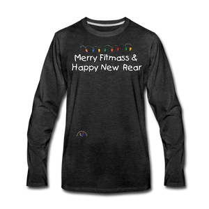 Holiday Humor -Unisex Premium Long Sleeve T-Shirt - charcoal gray