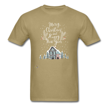 Load image into Gallery viewer, Merry Christmas Unisex Classic T-Shirt - khaki