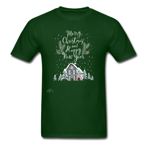 Merry Christmas Unisex Classic T-Shirt - forest green