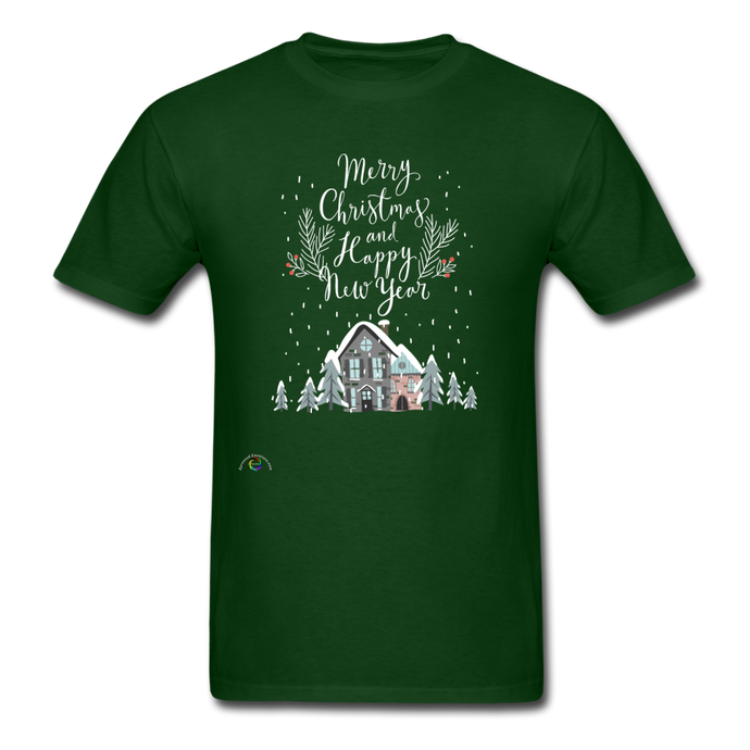 Merry Christmas Unisex Classic T-Shirt - forest green