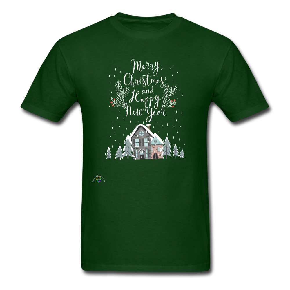 Merry Christmas Unisex Classic T-Shirt - forest green