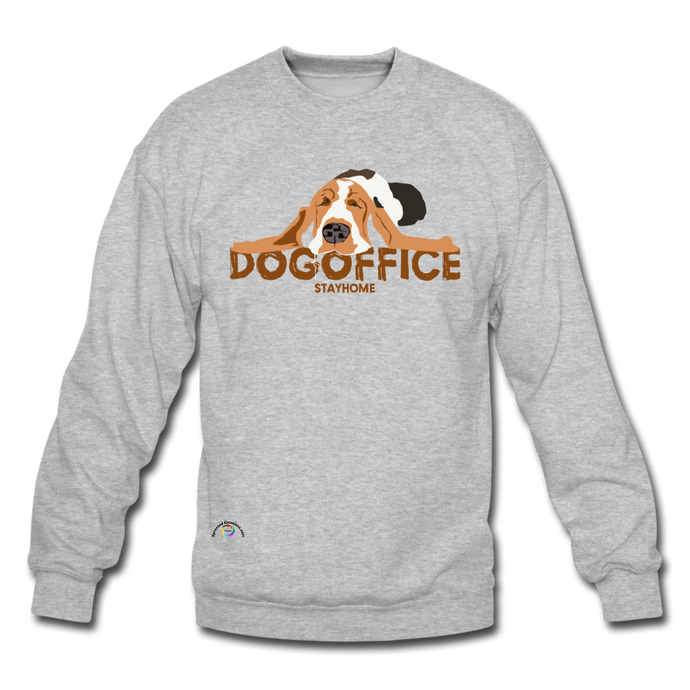 Dog Office Unisex Crewneck Sweatshirt - heather gray