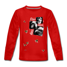 Load image into Gallery viewer, Be The Difference -  Kids&#39; Premium Long Sleeve (Art) T-Shirt - red