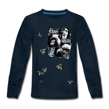 Load image into Gallery viewer, Be The Difference -  Kids&#39; Premium Long Sleeve (Art) T-Shirt - deep navy