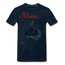 Load image into Gallery viewer, &quot;Music&quot;  Men&#39;s Premium T-Shirt - deep navy