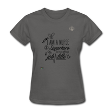 Load image into Gallery viewer, &quot;I Am A Nurse&quot; Women&#39;s T-Shirt - charcoal