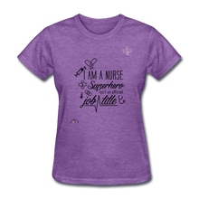 Load image into Gallery viewer, &quot;I Am A Nurse&quot; Women&#39;s T-Shirt - purple heather