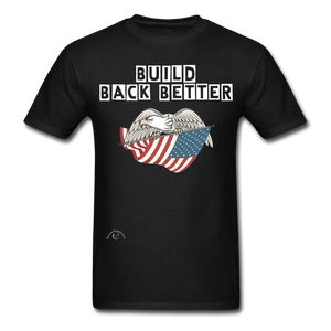 Build Back Better Eagle & Flag - black