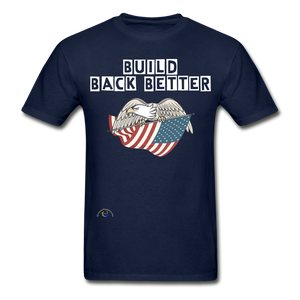 Build Back Better Eagle & Flag - navy