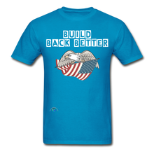 Load image into Gallery viewer, Build Back Better Eagle &amp; Flag - turquoise