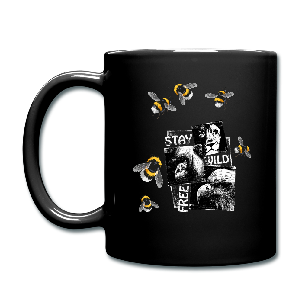 Stay Wild & Free-Full Color Mug - black