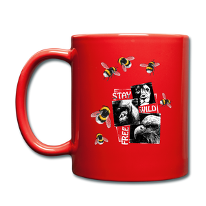 Stay Wild & Free-Full Color Mug - red