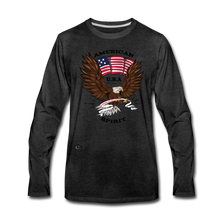 Load image into Gallery viewer, &quot;American Spirit&quot; - Men&#39;s Premium Long Sleeve T-Shirt - charcoal gray