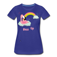 Load image into Gallery viewer, &quot;Bless Up&quot; Women’s Premium T-Shirt - royal blue