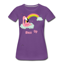 Load image into Gallery viewer, &quot;Bless Up&quot; Women’s Premium T-Shirt - purple