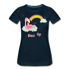 Load image into Gallery viewer, &quot;Bless Up&quot; Women’s Premium T-Shirt - deep navy