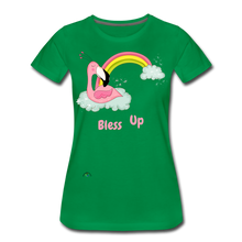 Load image into Gallery viewer, &quot;Bless Up&quot; Women’s Premium T-Shirt - kelly green