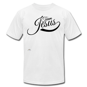 "Team Jesus" Men's Jersey T-Shirt - white