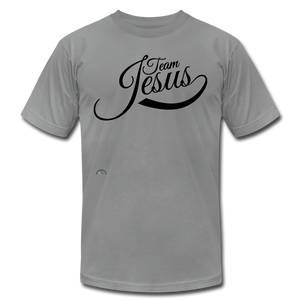 "Team Jesus" Men's Jersey T-Shirt - slate