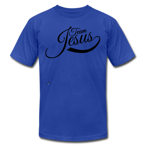 "Team Jesus" Men's Jersey T-Shirt - royal blue