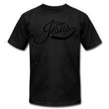 Load image into Gallery viewer, &quot;Team Jesus&quot; Men&#39;s Jersey T-Shirt - black