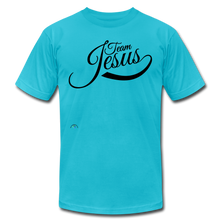 Load image into Gallery viewer, &quot;Team Jesus&quot; Men&#39;s Jersey T-Shirt - turquoise