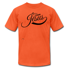 Load image into Gallery viewer, &quot;Team Jesus&quot; Men&#39;s Jersey T-Shirt - orange