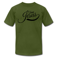 Load image into Gallery viewer, &quot;Team Jesus&quot; Men&#39;s Jersey T-Shirt - olive