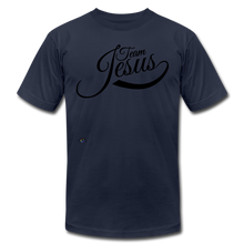 Load image into Gallery viewer, &quot;Team Jesus&quot; Men&#39;s Jersey T-Shirt - navy