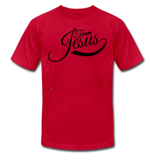 Load image into Gallery viewer, &quot;Team Jesus&quot; Men&#39;s Jersey T-Shirt - red