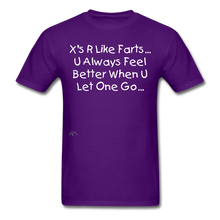 Load image into Gallery viewer, &quot;X&#39;s R Like...Farts&quot; (Unisex/Men&#39;s T-Shirt) - purple