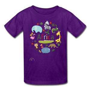 Africa - Kid's T-Shirt - purple