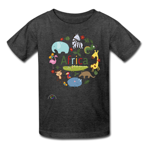 Africa - Kid's T-Shirt - heather black