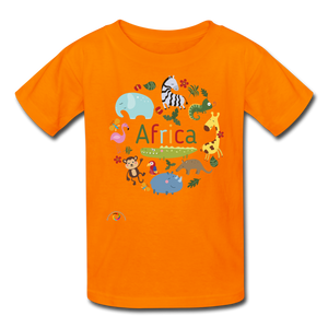 Africa - Kid's T-Shirt - orange