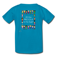 Load image into Gallery viewer, All Are Precious In His Sight- Kids&#39; T-Shirt - turquoise