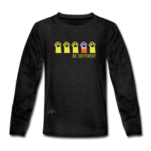 Load image into Gallery viewer, Be Different...Kids&#39; Unisex Premium Long Sleeve T-Shirt - charcoal gray