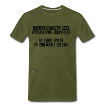 Load image into Gallery viewer, Big Gut-Little Butt - Men&#39;s Premium T-Shirt - olive green