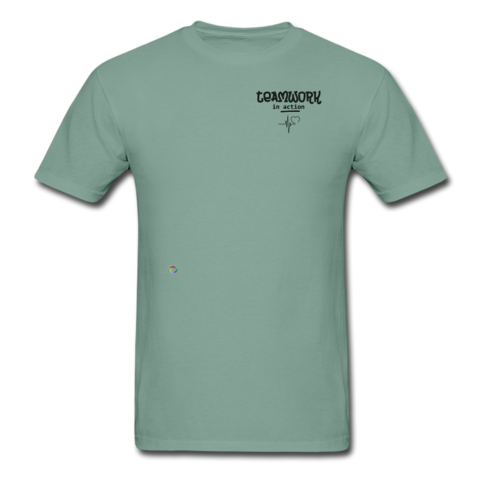 Teamwork In Action- Medical Theme Soft Tee-UNISEX - seafoam green