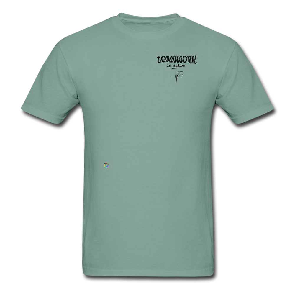 Teamwork In Action- Medical Theme Soft Tee-UNISEX - seafoam green