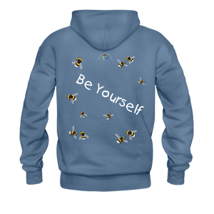 Be Yourself - Unisex/Men's Hane's Hoodie - denim blue