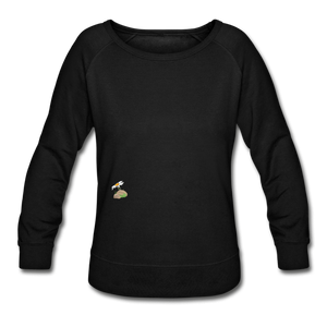 "Human Being" - Women’s Crew neck Sweatshirt - black