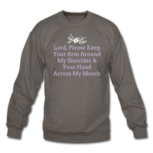 Load image into Gallery viewer, Lord, Please...Crewneck Sweatshirt - asphalt gray