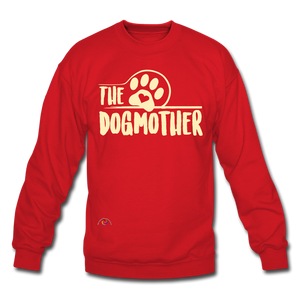 The Dog Mother-Crew neck Sweatshirt (Gildan) - red