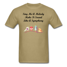 Load image into Gallery viewer, Sing Me A Melody - Unisex/Men&#39;s T-Shirt - khaki